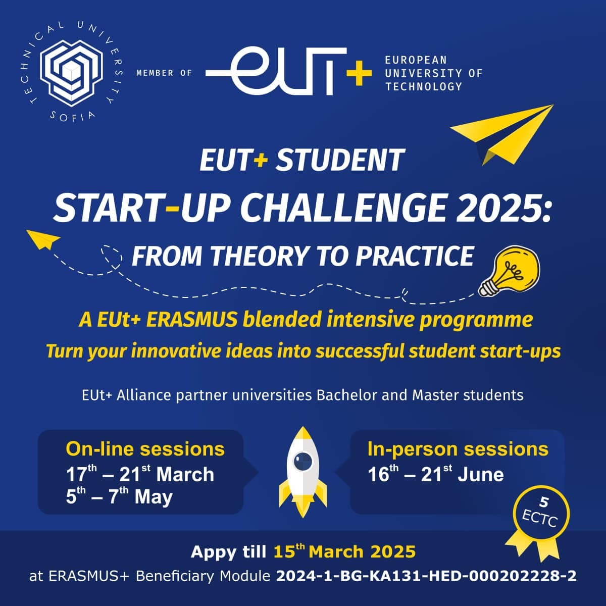 EUt+ ERASMUS Blended Intensive Programme