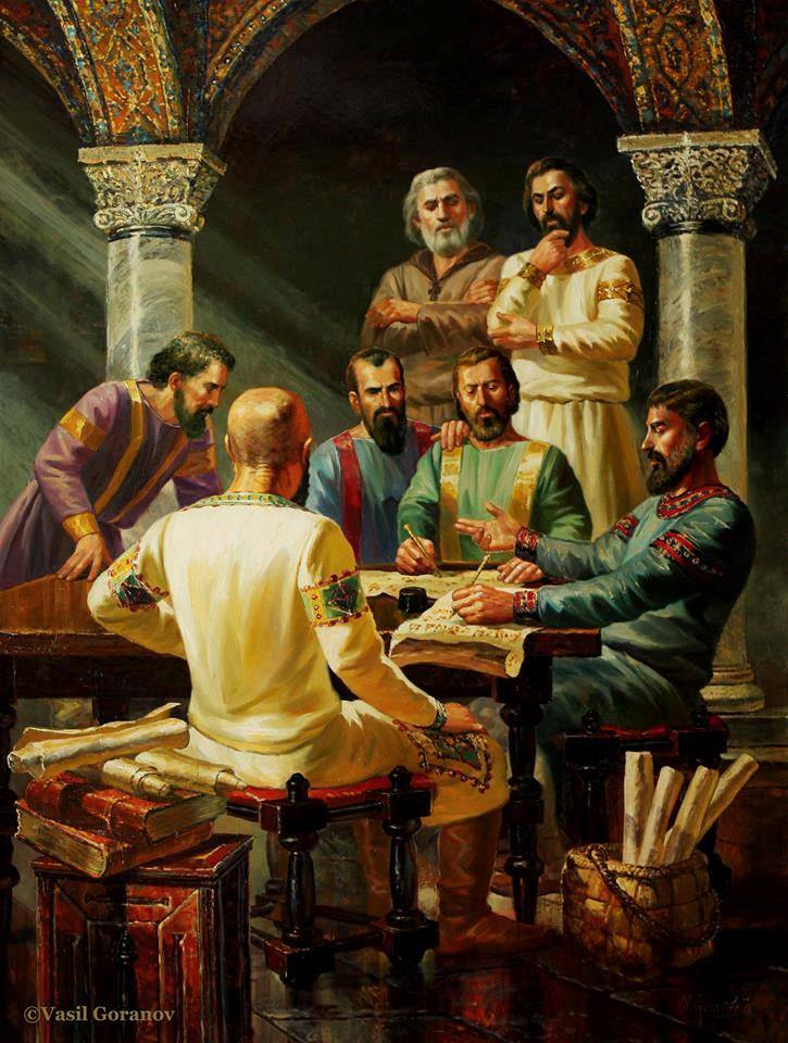 Кирил и Методий и учениците им